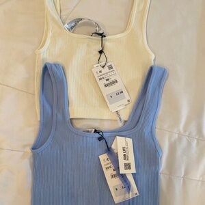 NWT! Zara Cropped Tank Set